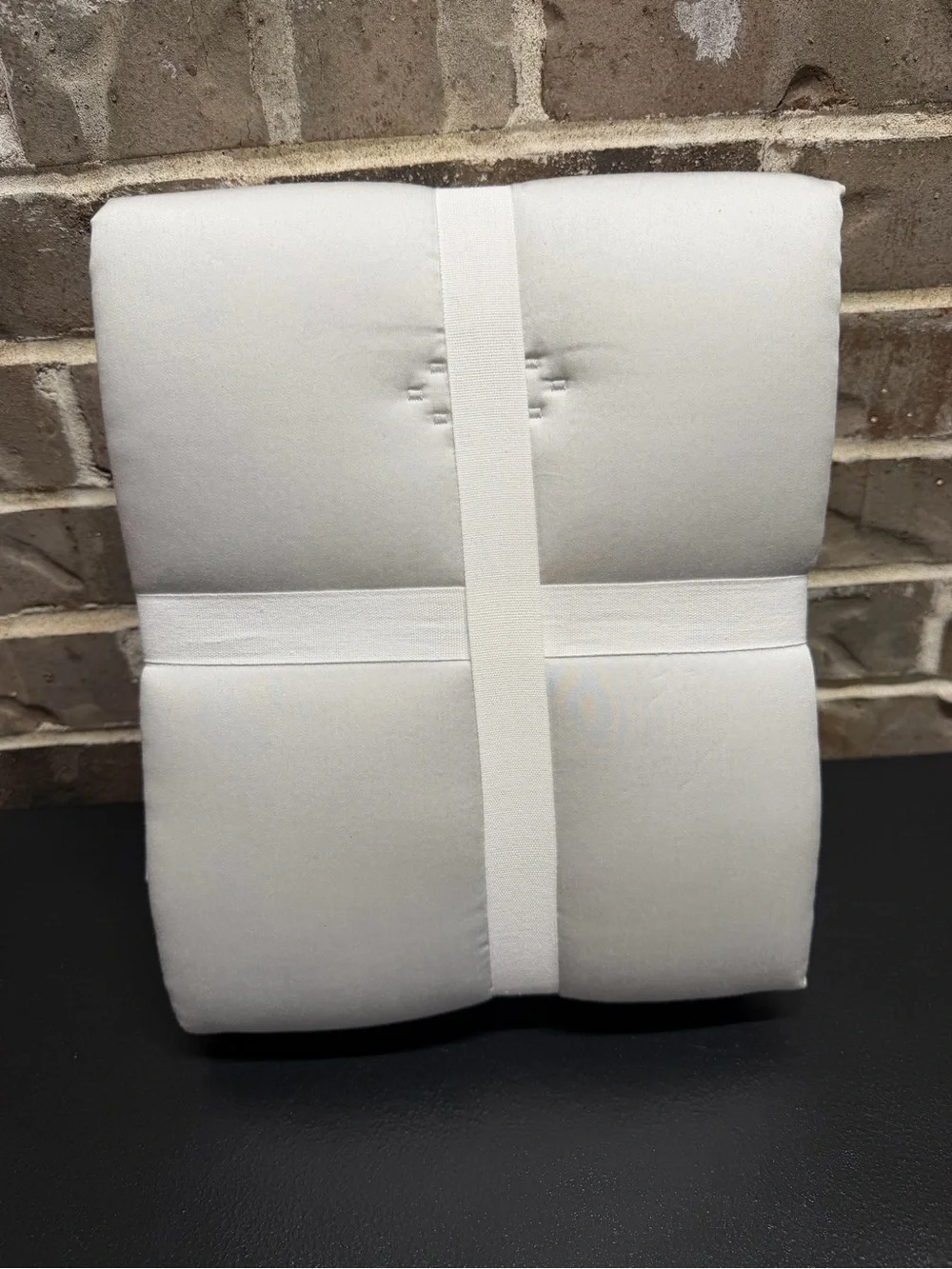 Pottery Barn Tufted Tencel Lyocell 3 Standard Pillow Sham Covers Gray Mist NWT